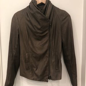 Vince Leather Scuba Jacke